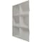 Ekena Millwork 19 5/8in. W x 19 5/8in. H Stratford EnduraWall Decorative 3D Wall Panel Covers 2.67 Sq. Ft. WP20X20STBCO - alternate 3